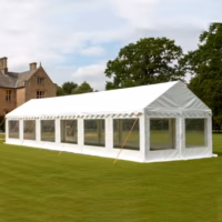 4x12m Clear sides Marquee (panoramic windows)