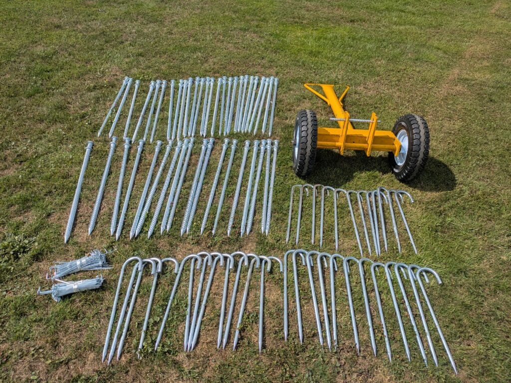 Marquee solid stakes DIY MARUQEES