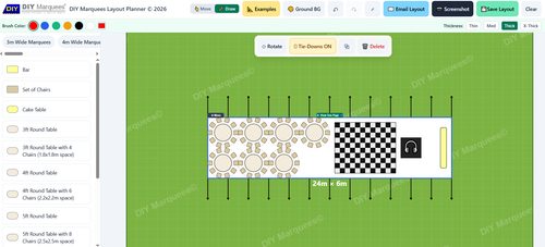 DIY Marquees interactive Planner
